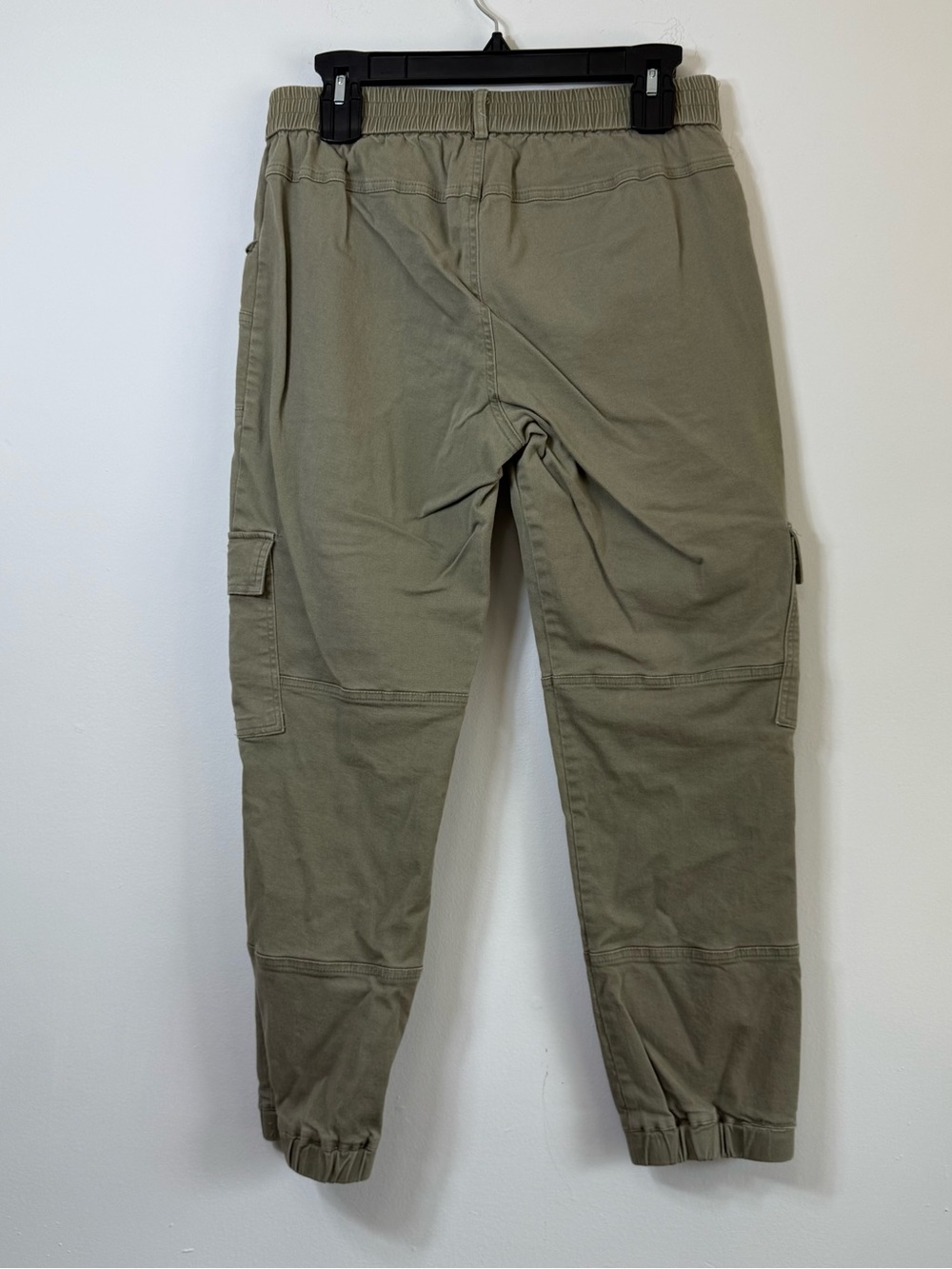 FATE Olive Green Utility Cargo Jogger Pants Cotton Stretch Size L - Picture 5 of 7